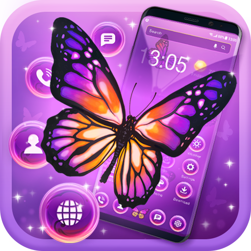 Butterfly Тема Launcher бесплатно