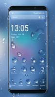 2019 Raindrops Launcher Theme captura de pantalla 1