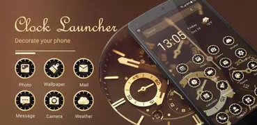 Tema Clock Launcher gratis