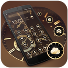 Clock launcher theme &wallpaper آئیکن