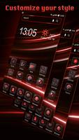 Red aurora Launcher theme for you screenshot 2