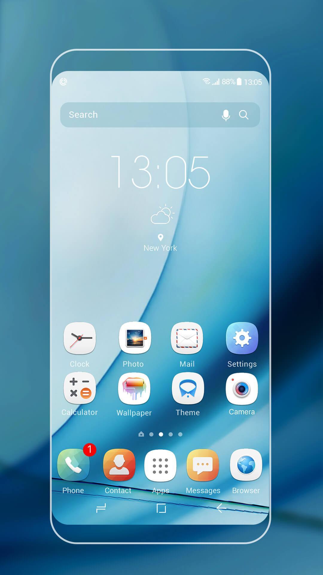 Android 用の Galaxyランチャーテーマ Apk をダウンロード