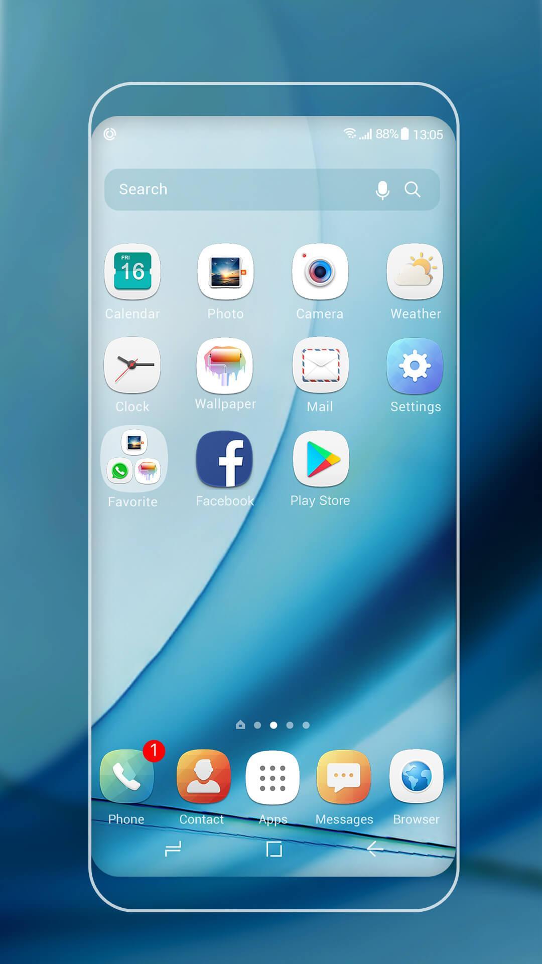 Android 用の Galaxyランチャーテーマ Apk をダウンロード