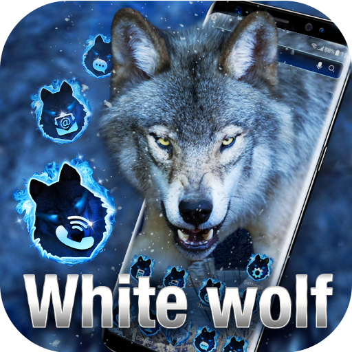 3D Wolf &animal style launcher theme &wallpaper