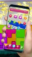 Tetris style launcher theme &wallpaper ภาพหน้าจอ 2