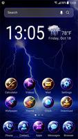 Thunder launcher theme &wallpaper الملصق