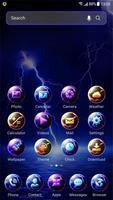 Thunder launcher theme &wallpaper تصوير الشاشة 1