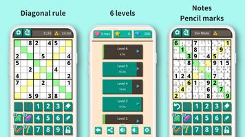 برنامه‌نما Sudoku Diagonal عکس از صفحه