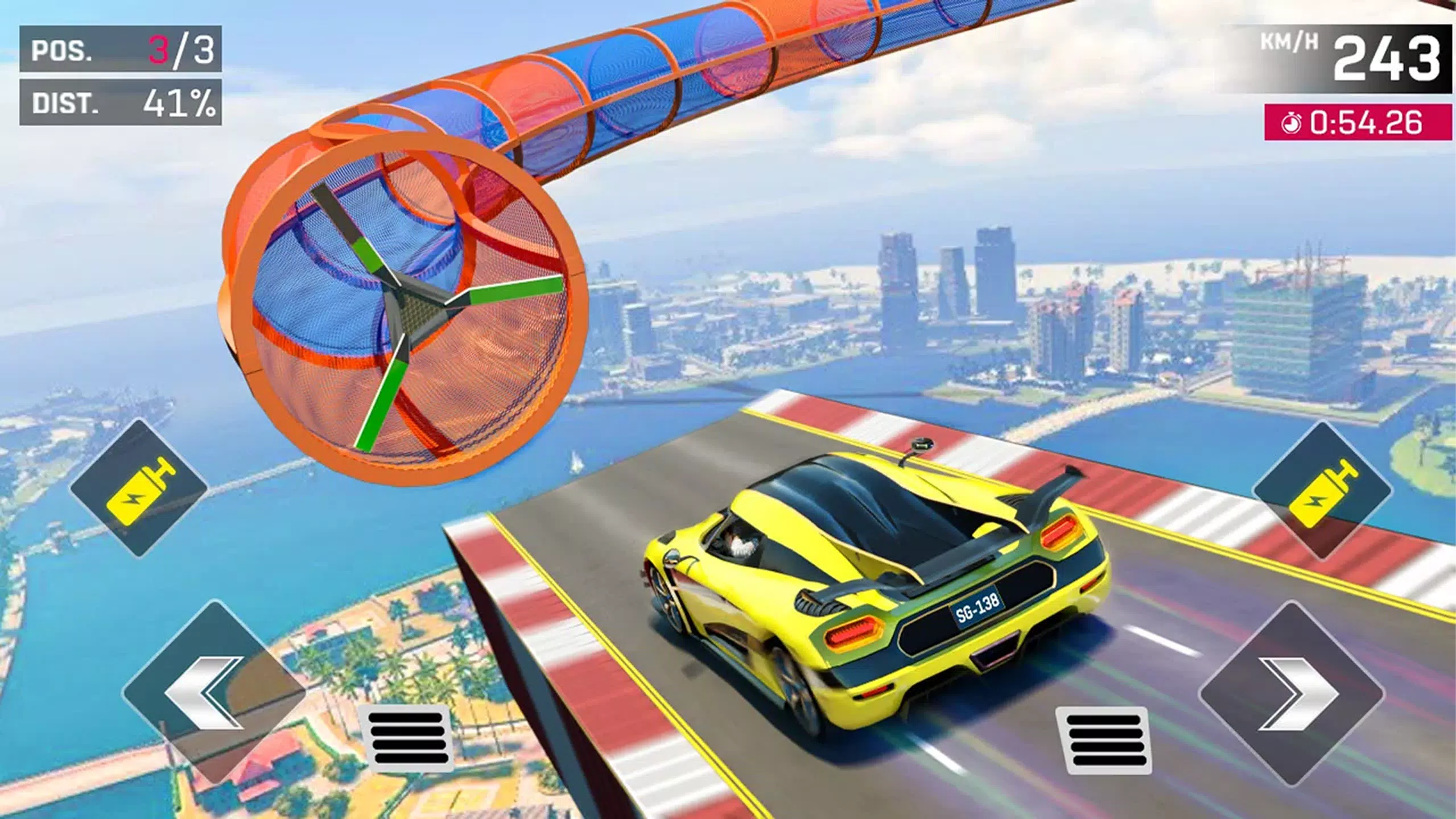 Acrobacias carros 3D grátis - Extreme City GT Racing - Jogo Carros