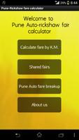 Pune Rickshaw Fare Calculator Affiche