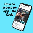 How to create an app - No Code Zeichen