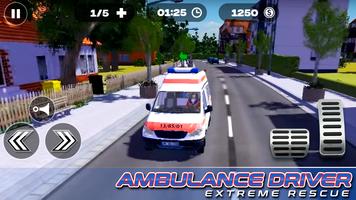 Ambulance Driver Extreme Rescue 截图 1
