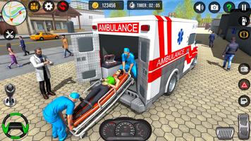 Ambulance Rescue Doctor Games poster