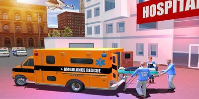 Emergency Ambulance：Rescue imagem de tela 1