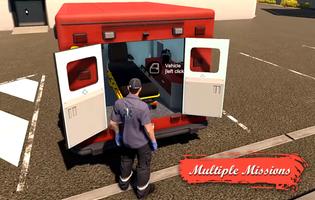 Ambulance Simulator 2022 الملصق