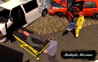 Ambulance Rescue Game 2022 capture d'écran 1