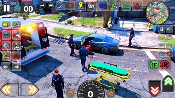 Ambulance Driving Game 3d اسکرین شاٹ 2