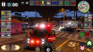 Ambulance Driving Game 3d imagem de tela 1