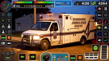 Ambulance Driving Game 3d screenshot 1