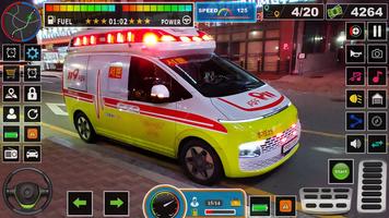 Ambulance Driving Game 3d 포스터
