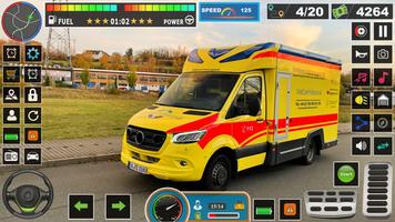 Ambulance Driving Game 3d 스크린샷 2