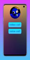 Rainbow Blue Friend Prank Call captura de pantalla 3