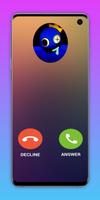 Rainbow Blue Friend Prank Call captura de pantalla 2