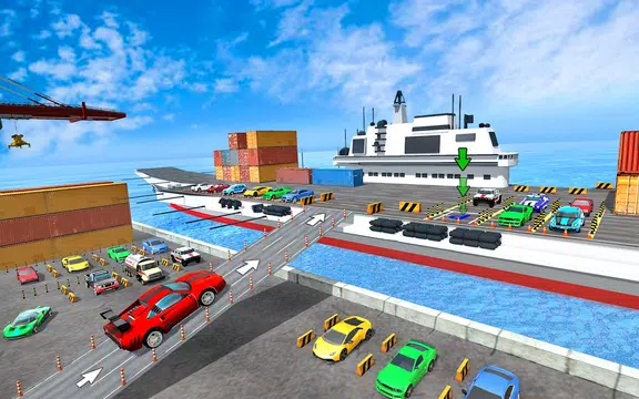 Screenshot 2 for Car Park Ship Drive Simulator
