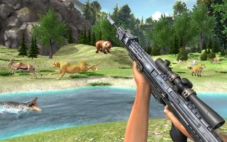 Real Jungle Animals Hunting captura de pantalla 2