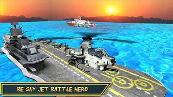 Gunship War : Helicopter Games Poster