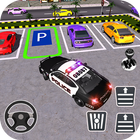 Police Car Park City Highway আইকন