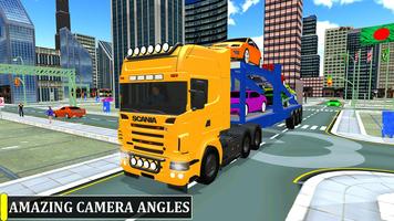 Transport Car Cargo Truck driver: transport games capture d'écran 1