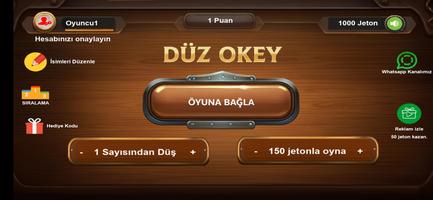 Düz Okey - İnternetsiz poster