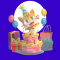 Happy Birthday Stickers for Wh