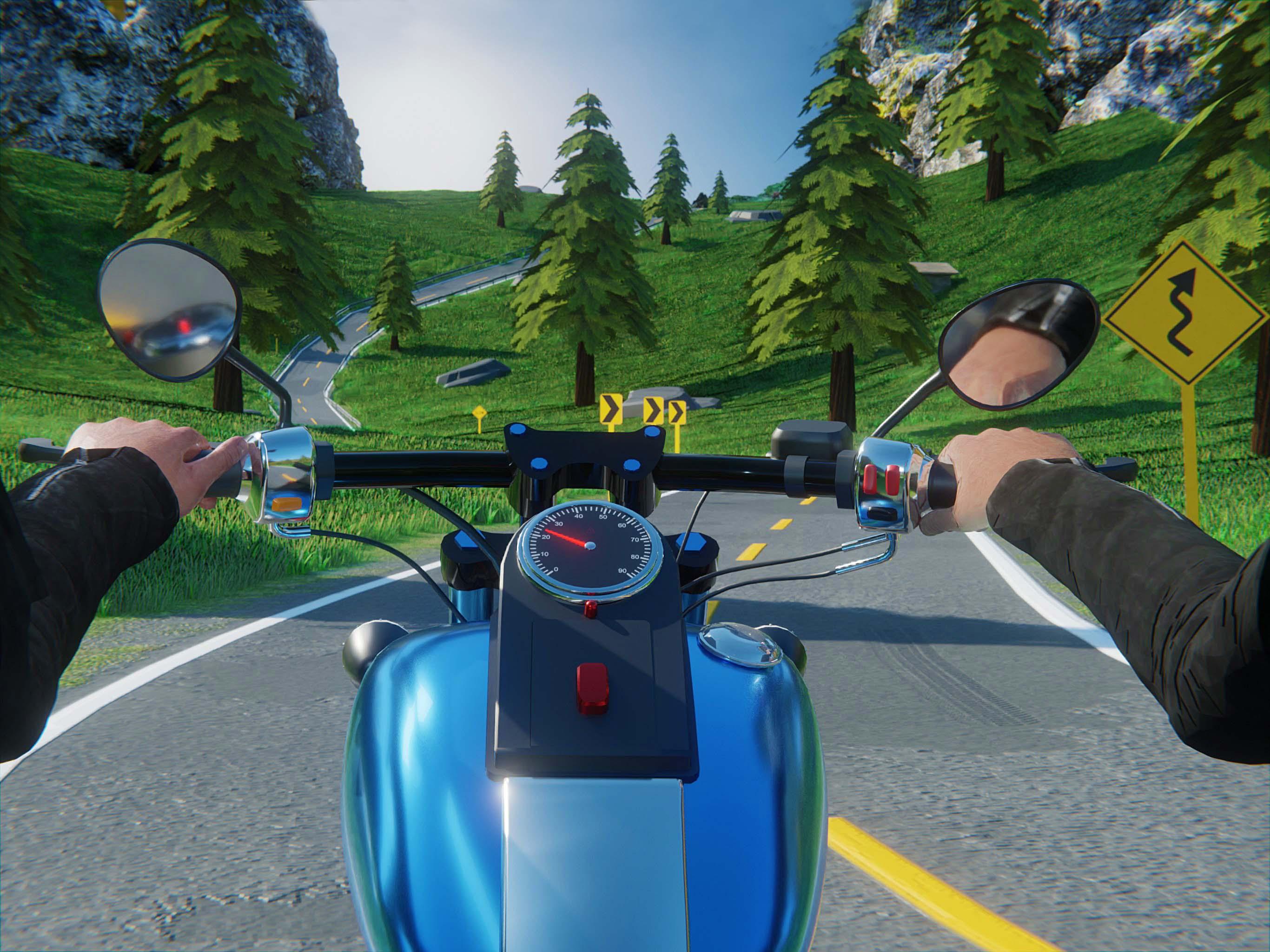 Мотоцикл симулятор Stunt Racing