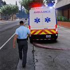 Sauver Ambulance Américain 3D icône