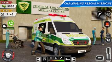 xe cấp cứu ô tô game Sim 3D ảnh chụp màn hình 2