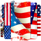 American Flag Wallpaper आइकन
