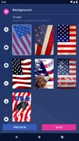 American Flag Wallpapers پوسٹر