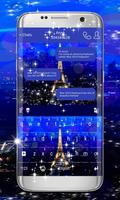 Paris Keyboard Theme Plakat