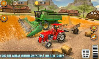 American Tractor Farming Game plakat