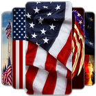 American Flag Wallpaper أيقونة