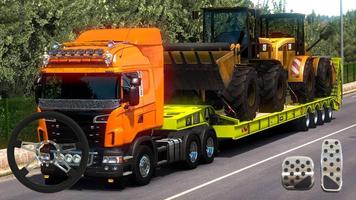 Truck Cargo Simulator Games Affiche