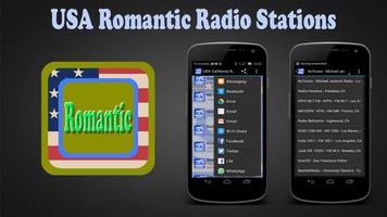 USA Romantic Radio Stations Affiche