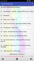 Top 40 Songs USA ! MP3 capture d'écran 2