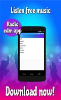 Edm music radio edm radio app poster