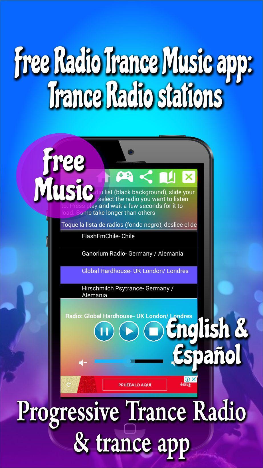 Free Radio Trance Music app: trance radio stations for Android - APK  Download