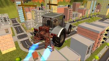 Flying Tractor Ride Simulator screenshot 2