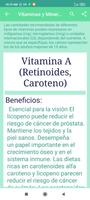 Vegetales Vitaminas captura de pantalla 3