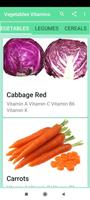 Vegetables Vitamins poster